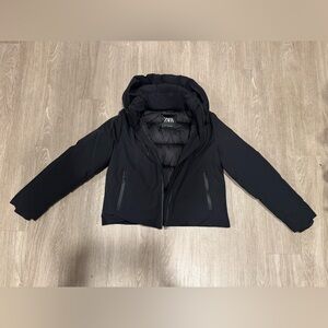Zara Cropped Winter Parka